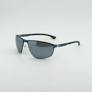 Ic! Berlin I SEE 2020 M1506 106 Sunglasses Blue Geometric Frame, Blue Lenses